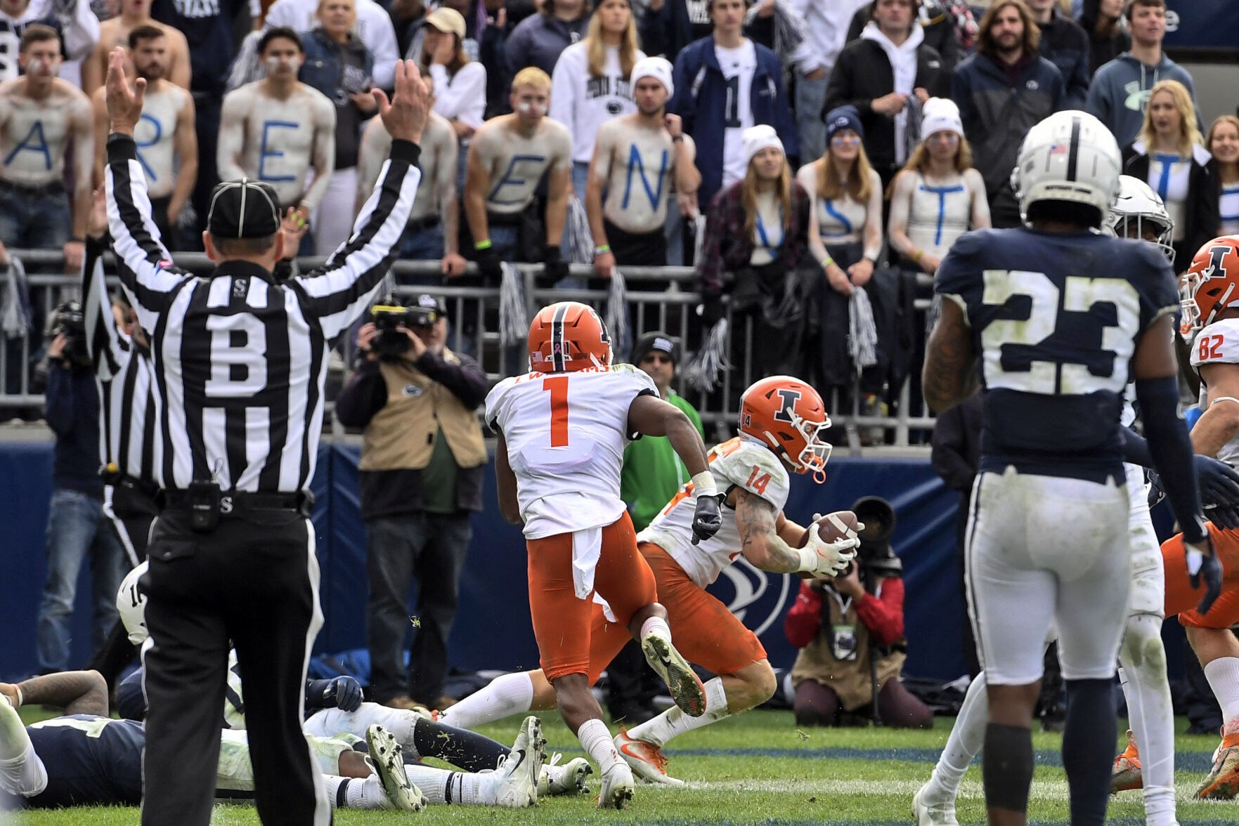 APTOPIX Illinois Penn St Football